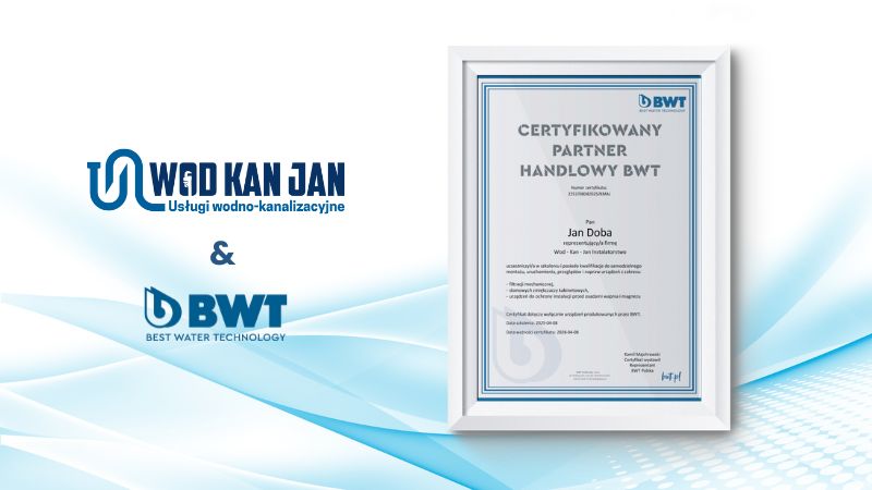 Serwis zmiękczaczy wody firmy BWT